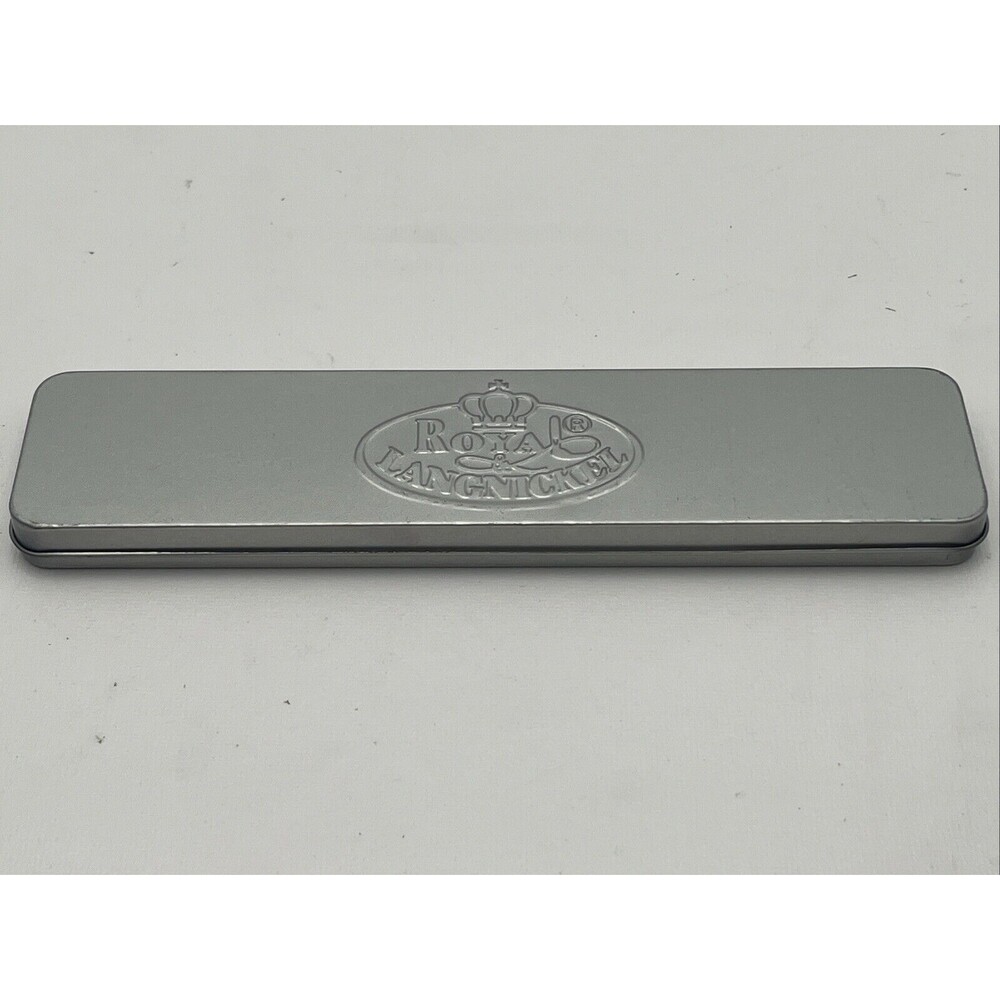 Vintage Royal Longnickel Complete Art Chalk Set Silver Container NEW NEVER USED